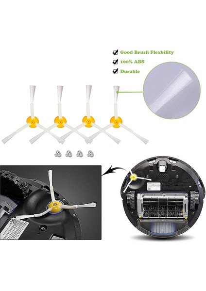 Irobot Roomba 600 Serisi İçin Yedek Fırça Aksesuarları, 605 610 615 616 620 621 625 630 635 640 650 660 665 670 (Yurt Dışından) fırsatları