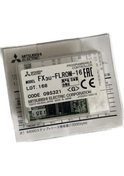 Mitsubishi FX3U-FLROM-16 Bellek Kaset Kartı
