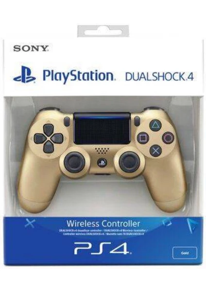 Sony Ps4 Dualshock 4 V2 Gamepad Yenilenmiş Kol - Gold Honey