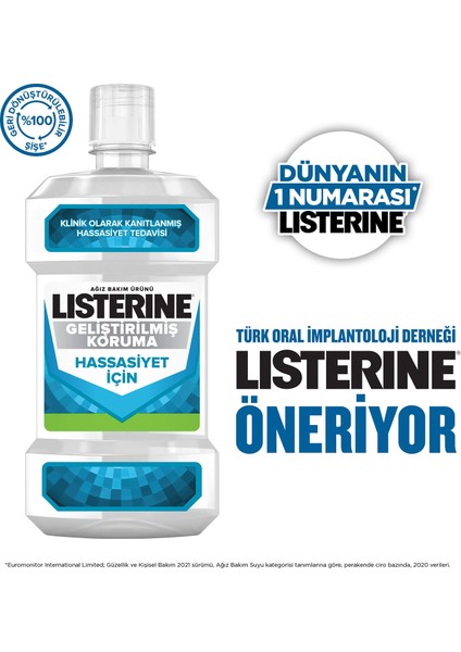 Advanced Defence Hassasiyet İçin Geliştirilmiş Koruma Ağız Bakım Suyu 250 ml