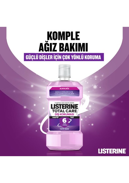 Total Care Hafif Tat Alkolsüz Ağız Bakım Suyu 250 Ml