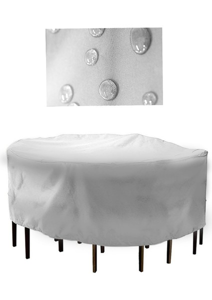 Guise Bahçe Mobilya Koruma Örtüsü Su Geçirmez Masa Sandalye Yağmur Toz Kir Önleyici Branda 160x80 cm