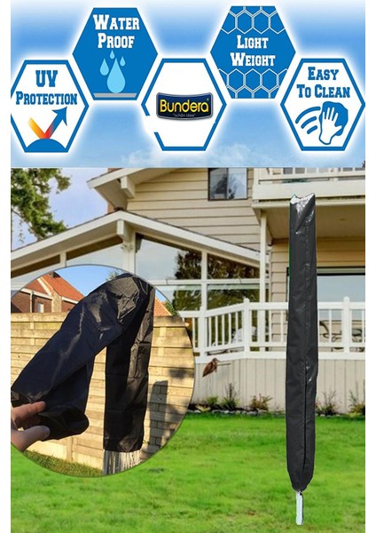 Brolly Siyah Plaj Şemsiyesi Kılıfı Su Geçirmez Şemsiye Koruma Kılıfı Şemsiye Taşıma Çantası 150x20 cm indirimleri