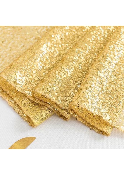 Düğün Doğum Günü Partisi Yemeği Dekorasyon Için Pullu Masa Koşucu Glitter Kapak Ev Dekorasyonu (Yurt Dışından) fırsatları