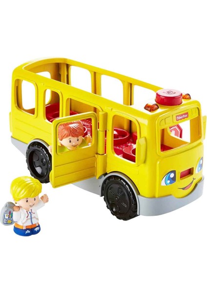 Little People Eğlenceli Okul Otobüsü, Türkçe Ve İngilizce Dil Seçenekleri Ve Müzikleriyle, 1-5 Yaş Arası Çocuklar İçin Hdj25