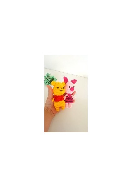 Winniethe Pooh+Piglet Mini Oyuncak (El Örgüsüdür) fiyatları