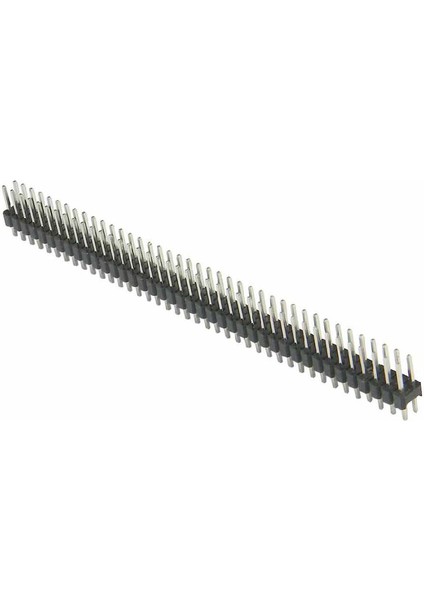 2X40 Pin 7.1mm Uzunluk 1.27MM 180 Derece Erkek Pin Header - 5 Adet