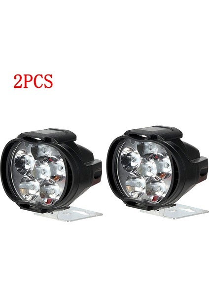 Motosiklet Far Su Geçirmez Yardımcı Far Harici LED Spot Işığı (Yurt Dışından)