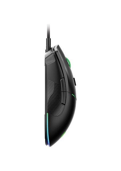 Lenovo Lecoo MS109 Kablolu RGB LED Aydınlatmalı 6400 DPI 8 Makro Tuşlu 132g Gaming Mouse Siyah