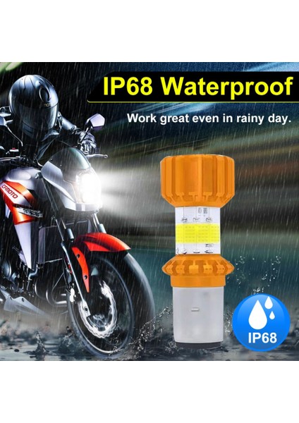 Süper Elektrikli Araba Far Motosiklet LED Far ve Yakın Ampul (Yurt Dışından)