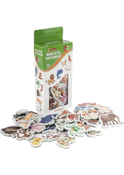 Mıknatıslı Aktivite Kartları Manyetik Sayılar, Taşıtlar, Hayvanlar, Alfabe Set 3+ Yaş 4lü Set