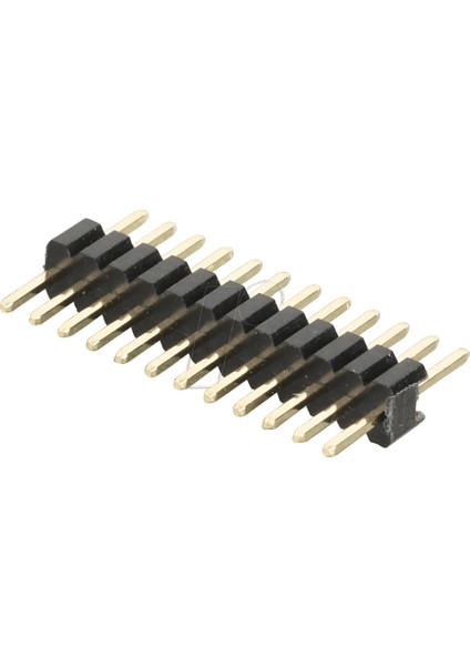 1X12 Pin 8.6mm Uzunluk 2mm Erkek Header Altın Kaplama - 10 Adet