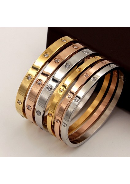 Kristal Kalp Bileklik Küp Bileklik Takı Paslanmaz Çelik Bileklik (Yurt Dışından) modelleri