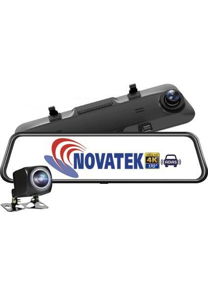 NT924GW 4K Ultra Hd 2160P Adas Sürücü Asistanı Gps Wifi IPS Ekran Akıllı Araç Kamerası