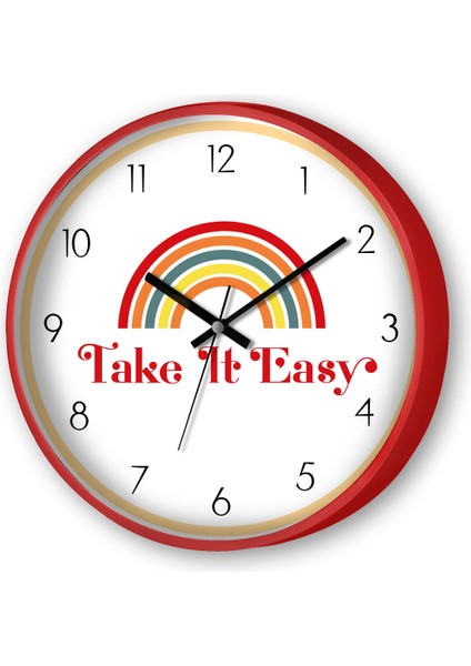 Hype Duvar Saati Take It Easy 30 cm