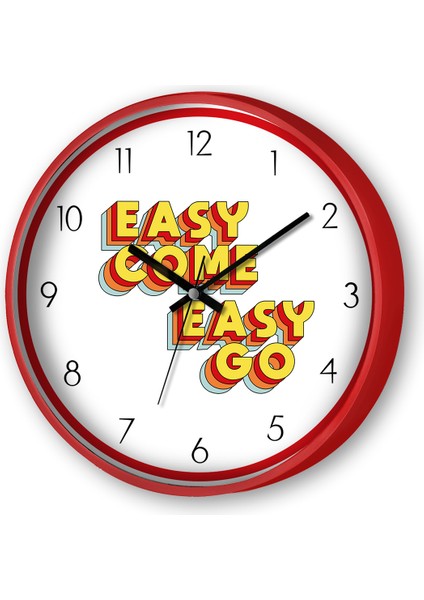 Hype Duvar Saati Easy Come 30 cm