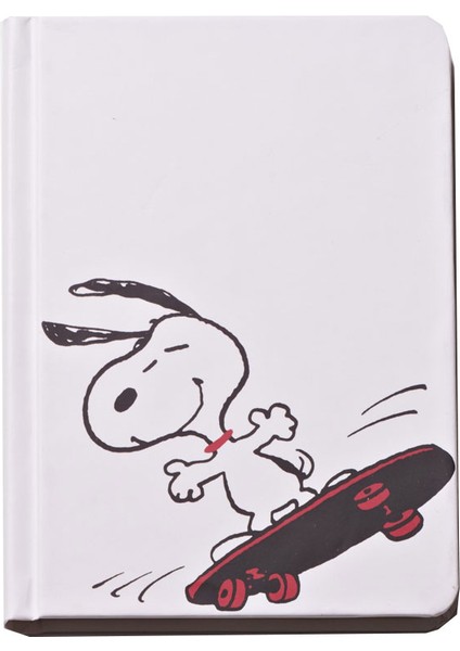 Snoopy Kaykay Ciltli Sert Kapak Defter