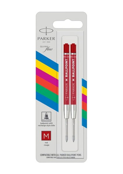 Ekonomik Tükenmez Kalem Refili M Uç Kırmızı 2166545