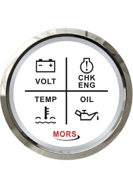 Alarm Seti Göstergesi 4'lü 12-24 Volt Beyaz