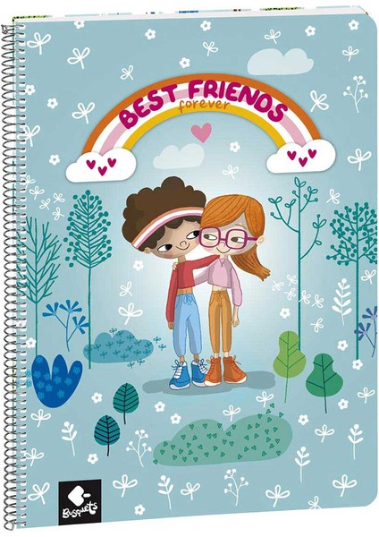 Bff Kareli A4 Spiralli Defter 80 Yaprak 2005209590