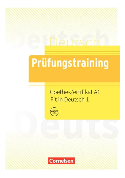 Cornelsen Yayınları Prüfungstraining Goethe Zertifikat A1 Fit In Deutsch 1 Cornelsen