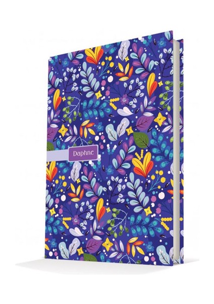 Daphne Autumn Sert Kapak Çizgili Defter 64521-3