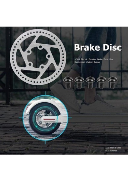 110MM Xiaomi M365 Pro Elektrikli Scooter Metal Fren Diski Escooter / Elektronik Scooter modelleri