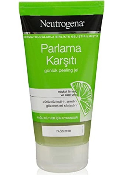 Parlama Karşıtı Yüz Temizleme Jeli 150 ml