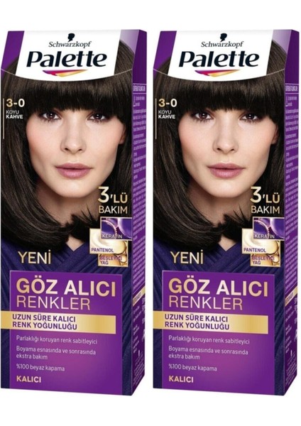 Göz Alıcı Renkler 3-0 Koyu Kahve x 2 Adet