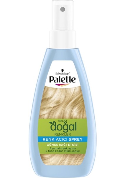 Kalıcı Doğal Renkler Renk Açıcı Sprey 150 ml