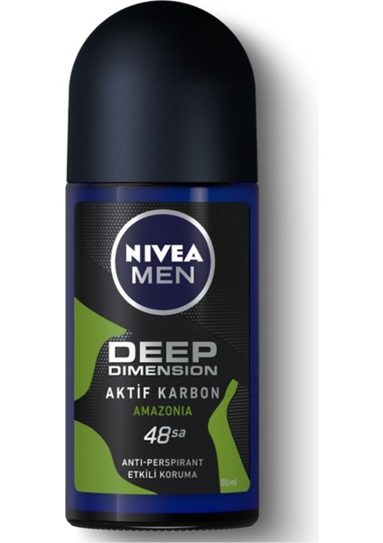 Men Deep Dimension Amazonia Deodorant Roll-On 50 ml