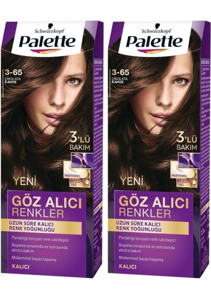 Göz Alıcı Renkler 3-65 Çikolata Kahve x 2 Adet