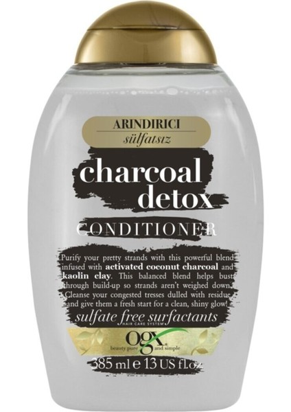 Charcoal Detox Saç Kremi 385 ml