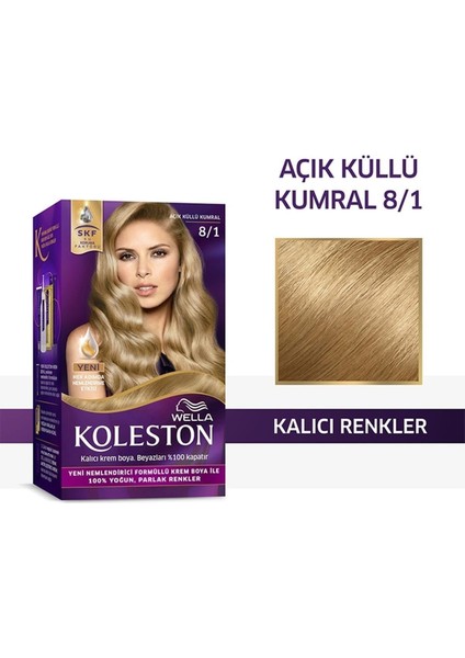Koleston Kit Boya 8/1 Açık Küllü Kumral fiyatları