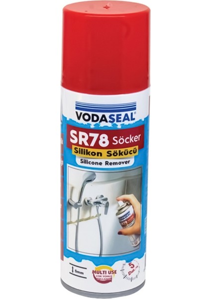Sr 78 Söcker -Silikon Sökücü - Pas - Küf - Mantar - Etiket - Boya Genel Amaçlı 200 Ml