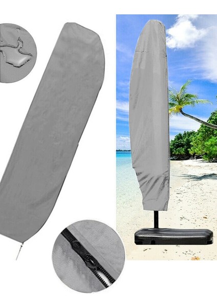Banana Gri Muz Ampul Şemsiye Su Geçirmez Koruma Örtüsü Fermuarlı Bahçe Çadırı Yağmur Koruma Kılıfı modelleri