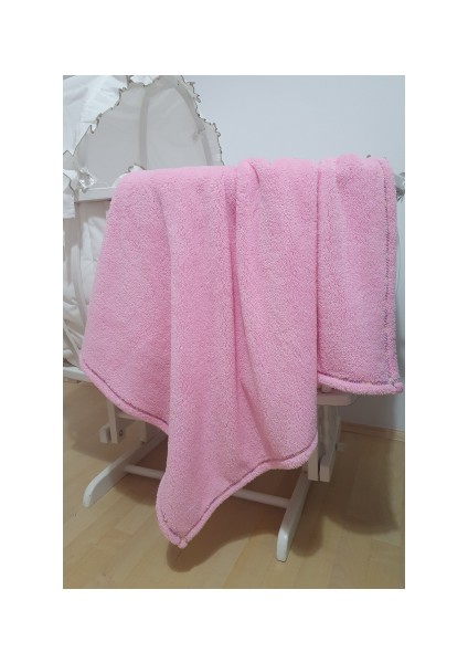 Bebek Çocuk Battaniyesi Yumuşak Peluş Wellsoft Pembe