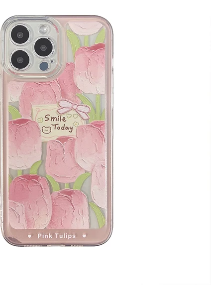 iphone 11 Shockproof Silikon Kılıf Şeffaf Koruma-Pembe(Yurt Dışından)