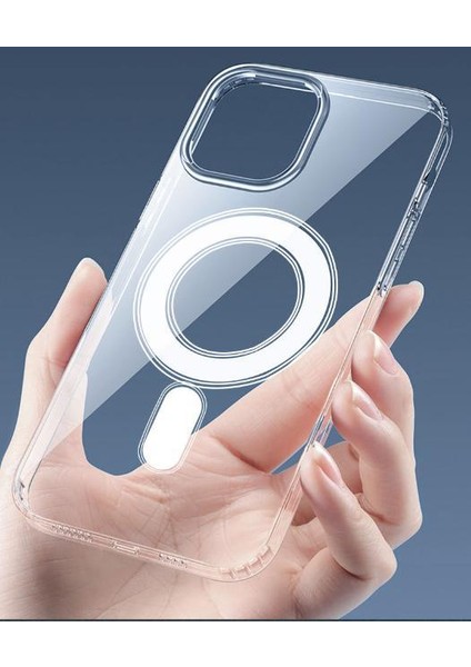 iphone 13 Silikon Kılıf Şeffaf Manyetik Kablosuz Şarj Uygulanabilir(Yurt Dışından) fırsatları