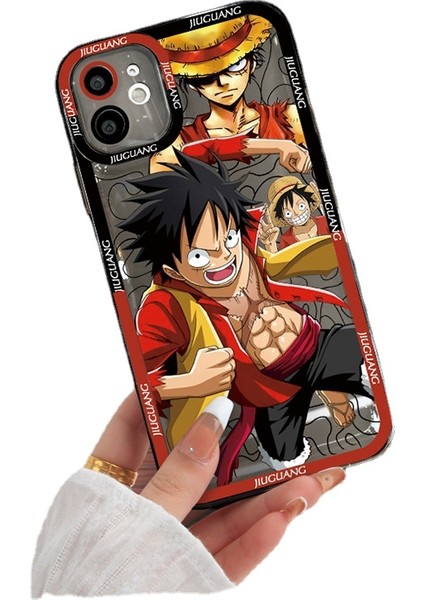 iphone 13 Luffy Tam Koruma Silikon Kılıf-Yumuşak Kabuk(Yurt Dışından)