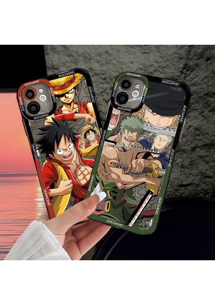 iphone 13 Luffy Tam Koruma Silikon Kılıf-Yumuşak Kabuk(Yurt Dışından)