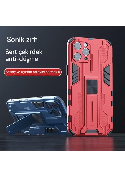 iphone 13 Pro Görünmez Braket Anti-Damla Tam Koruma Silikon Kılıf(Yurt Dışından)