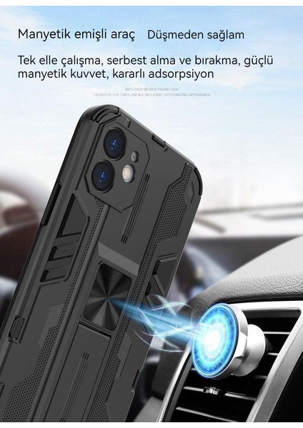 iphone 11 Pro Görünmez Braket Anti-Damla Tam Koruma Silikon Kılıf(Yurt Dışından)