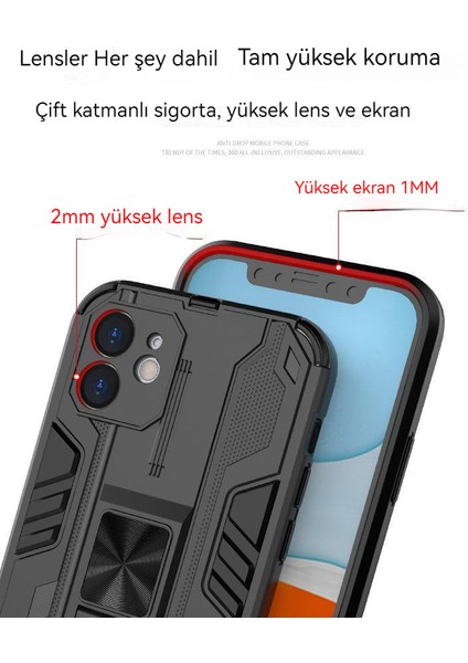 iphone 11 Pro Görünmez Braket Anti-Damla Tam Koruma Silikon Kılıf(Yurt Dışından)