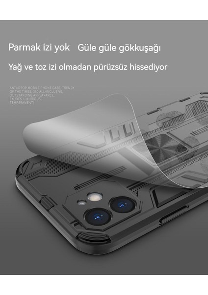 iphone 11 Pro Görünmez Braket Anti-Damla Tam Koruma Silikon Kılıf(Yurt Dışından)