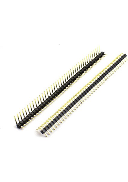 40 Pin 1X40 Pin 1.27MM Erkek Header Altın Kaplama - 5 Adet