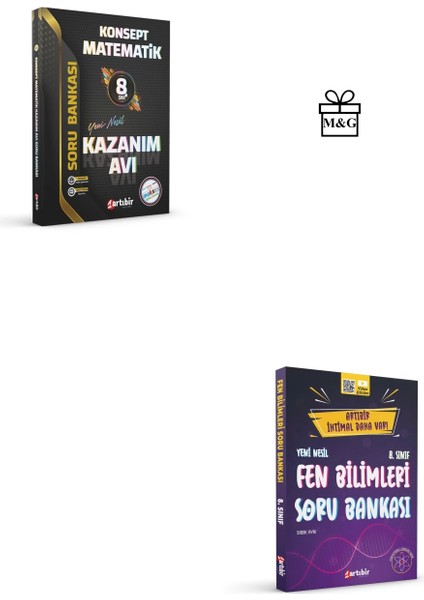 Artıbir Yayınları 8. Sınıf Konsept Matematik Bir İhtimal Daha Var Fen Bilimleri