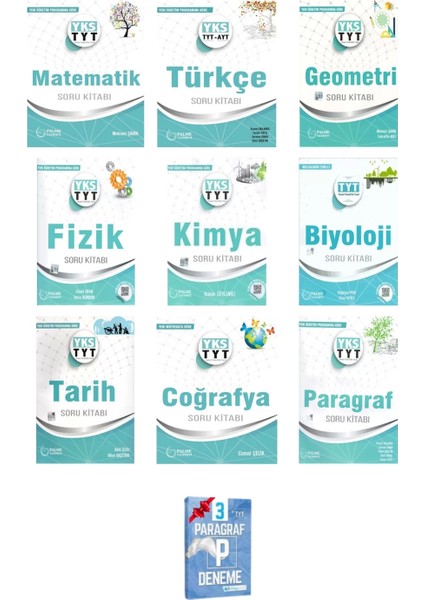 YKS TYT Tüm Dersler Full Soru Kitabı Set