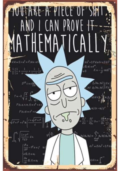 Free Rick Retro Ahşap Poster