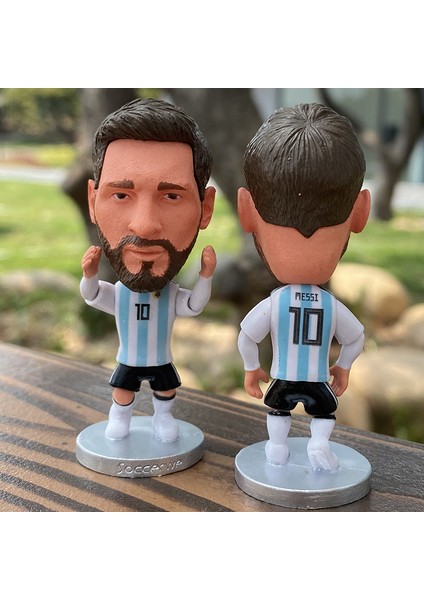 Futbol Dünya Kupası Arjantin 10. Messi Futbolcu Bebek Oyun Figürü El Modeli (Yurt Dışından)